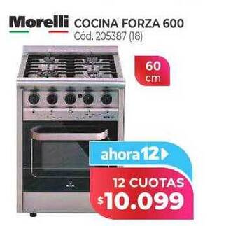 Naldo Lombardi Morelli cocina forza 600 oferta
