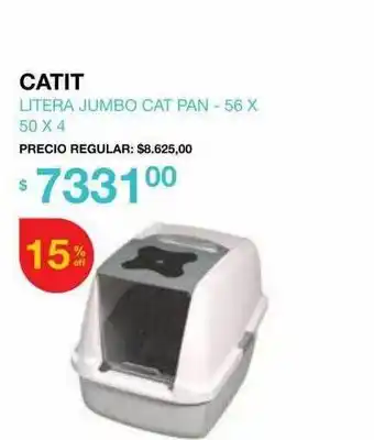 Puppis Catit litera jumbo cat pan oferta