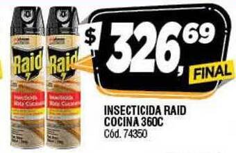 Supermercados Yaguar Insecticida raid cocina oferta