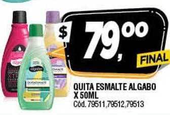 Supermercados Yaguar Quita esmalte algabo oferta