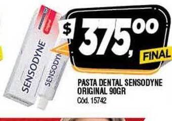 Supermercados Yaguar Pasta dental sensodyne original oferta