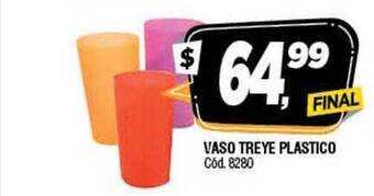 Supermercados Yaguar Vaso treye plastico oferta