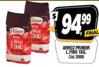 Supermercados Yaguar Arroz primor l fino oferta