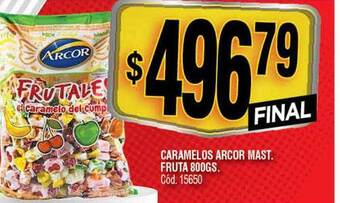Supermercados Yaguar Caramelos arcor mast fruta oferta