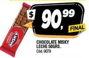 Supermercados Yaguar Chocolate misky leche oferta