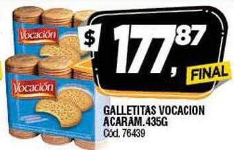Supermercados Yaguar Galletitas vocacion acaram oferta