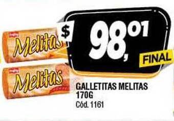 Supermercados Yaguar Galletitas melitas oferta