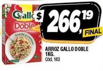 Supermercados Yaguar Arroz gallo doble oferta