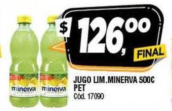 Supermercados Yaguar Jugo lim minerva oferta