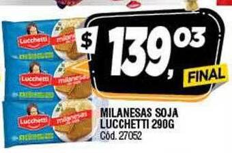 Supermercados Yaguar Milanesas soja lucchetti oferta
