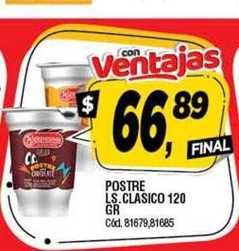 Supermercados Yaguar Postre ls clasico oferta