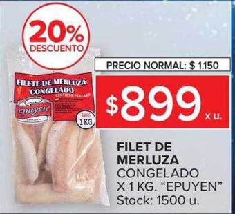 Carrefour Filet de merluza congelado oferta