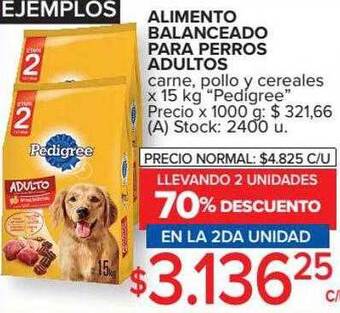 Carrefour Alimento balanceado para perros adultos llevando 2 unidades 70% descuento en la 2da unidad oferta