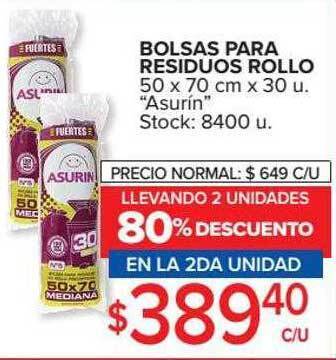 Carrefour Bolsas para residuos rollo oferta