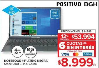 Carrefour Notebook 14 oferta