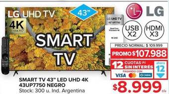 Carrefour Smart tv 43 oferta