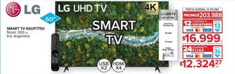 Carrefour Smart tv 60up7750 lg oferta