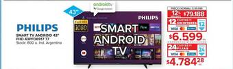 Carrefour Philips smart tv android 43 oferta