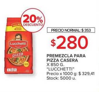 Carrefour Premezcla para pizza casera oferta