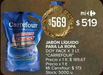 Carrefour Jabón líquido para la ropa oferta