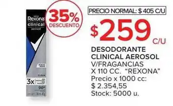 Carrefour Desodorante clinical aerosol oferta