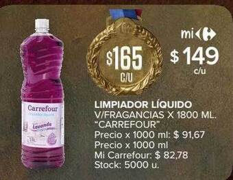 Carrefour Limpiador líquido oferta