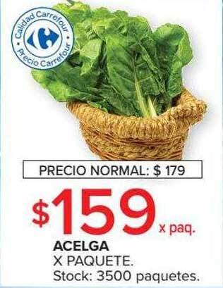 Carrefour Market Acelga x paquete oferta