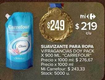 Carrefour Suavizante para ropa oferta