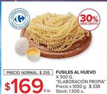 Carrefour Market Fusiles al huevo oferta