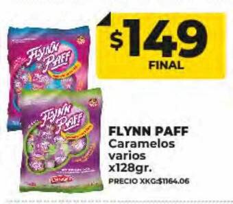Supermayorista Vital Flynn paff caramelos varios oferta