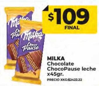 Supermayorista Vital Milka chocolate chocopause leche oferta