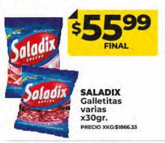 Supermayorista Vital Saladix galletitas varias oferta