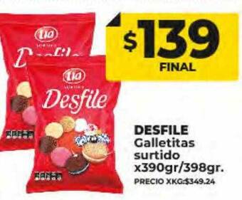 Supermayorista Vital Desfile galletitas surtido oferta