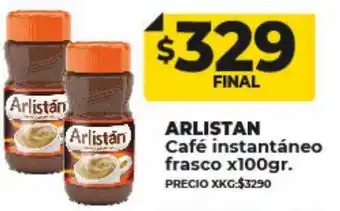 Supermayorista Vital Arlistan cafa instantánneo frasco oferta
