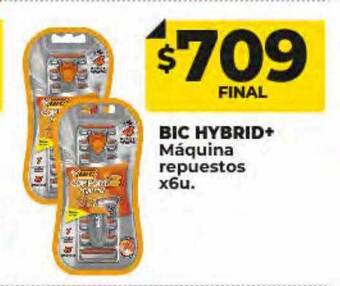 Supermayorista Vital Bic hybrid+ máquina repuestos oferta