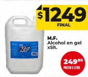 Supermayorista Vital M.f. alcohol en gel oferta