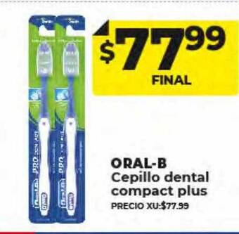 Supermayorista Vital Oral-b cepillo dental compact plus oferta