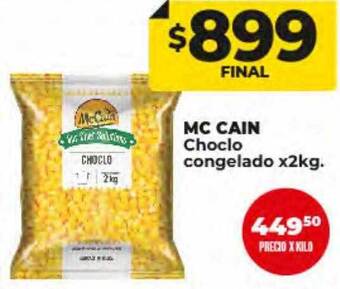 Supermayorista Vital Mc cain choclo congelado oferta