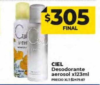 Supermayorista Vital Ciel desodorante aerosol oferta