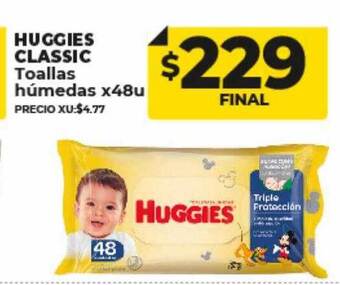 Supermayorista Vital Huggies classic toallas húmedas oferta