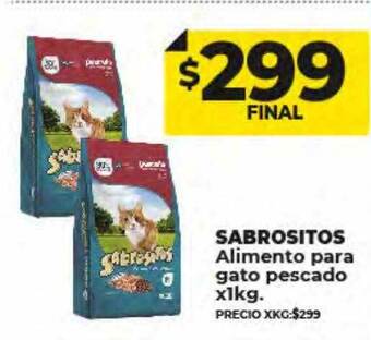 Supermayorista Vital Sabrositos alimento para gato pescado oferta