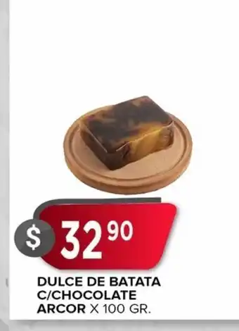 Supermercados Mayor Dulce de Batata C/Chocolate Arcor oferta