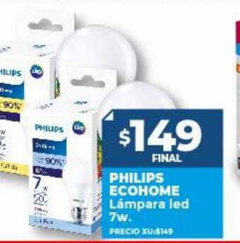 Supermayorista Vital Philips Ecohome Lámpara Led 7w oferta