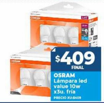 Supermayorista Vital Osram Lámpara Led Value 10w oferta