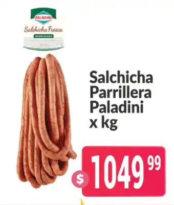Autoservicio Capo Salchicha Parrillera Paladini oferta