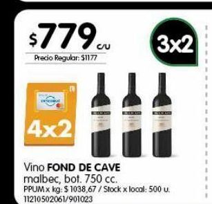 Jumbo Vino fond de cave oferta