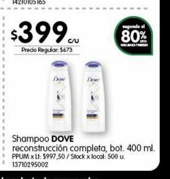 Jumbo Shampoo dove oferta
