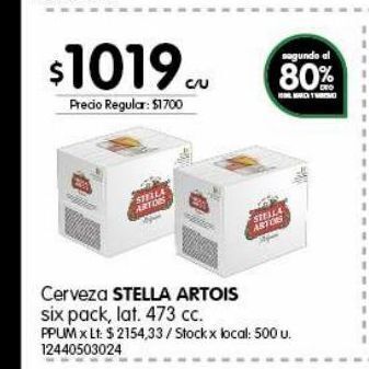 Jumbo Cerveza stella artois oferta