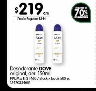 Jumbo Desodorante dove oferta