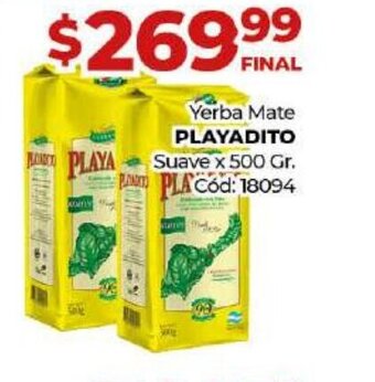 Diarco Playadito Yerba Mate oferta
